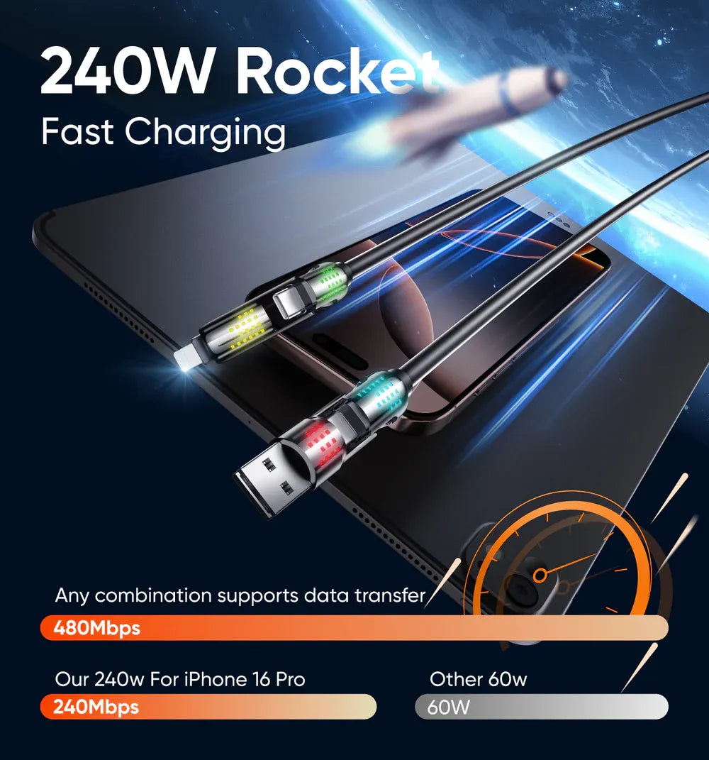 4-in-1 Multi USB Charging Cable