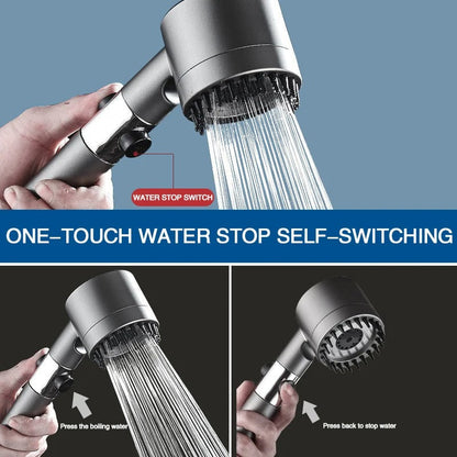 3 Mode Adjustable Filter Shower Head