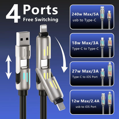 4-in-1 Multi USB Charging Cable