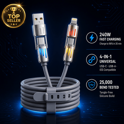 4-in-1 Multi USB Charging Cable