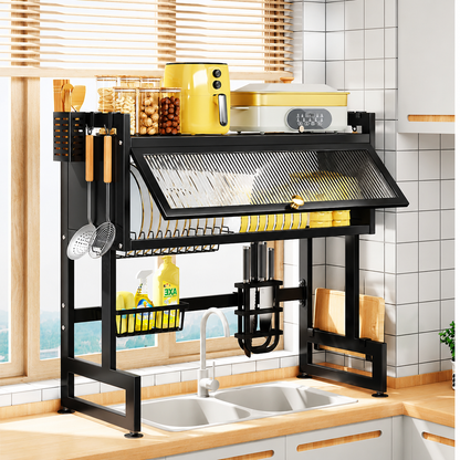 Premium Over-Sink Organizer Rack – Space Saving Kitchen Storage