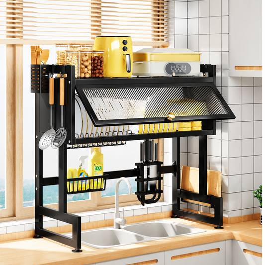 Premium Over-Sink Organizer Rack – Space Saving Kitchen Storage