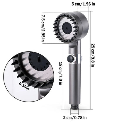 3 Mode Adjustable Filter Shower Head