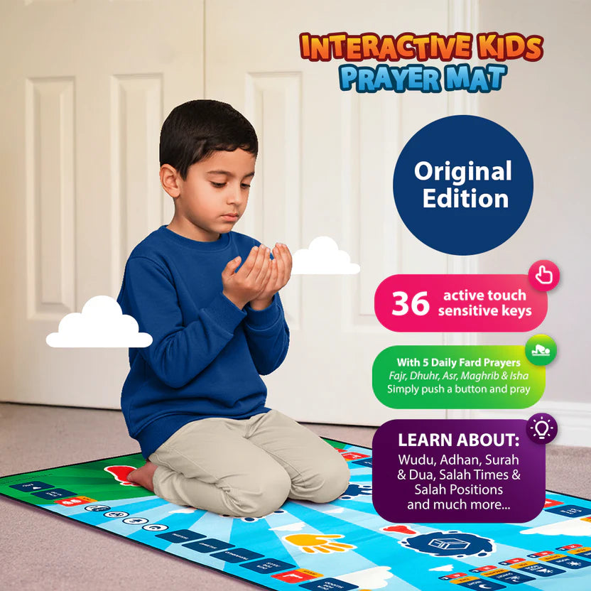 Kids Interactive Prayer Mat – Learn Salah Step by Step