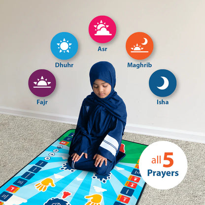Kids Interactive Prayer Mat – Learn Salah Step by Step